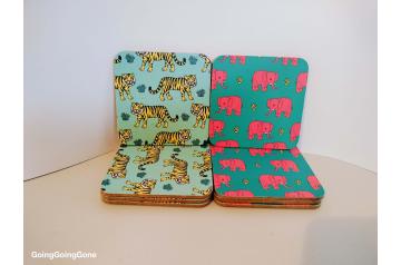 Tiger and Elephant coasters
