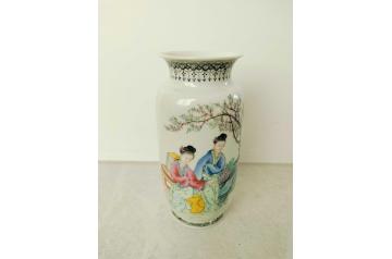 Art Deco Chinese Famille Rose Vase