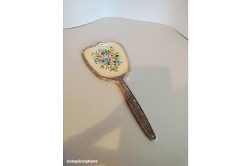 Vintage handheld mirror