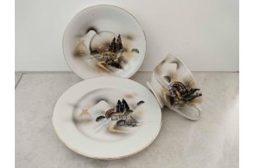 Vintage Japanese Teacup Trio