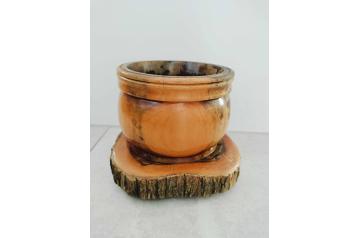 Mulga Wood Pot Planter