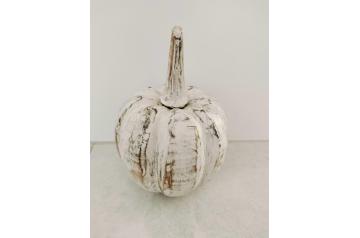 Small Wood Decor Pumpkin