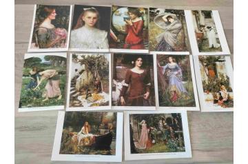 Unused Vintage Art Gallery Post Cards