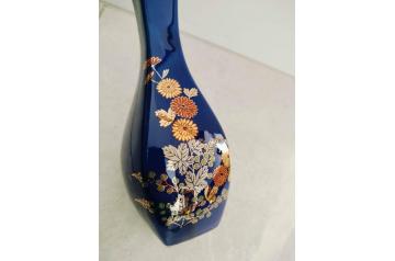 Vintage Japanese Colbolt Vase