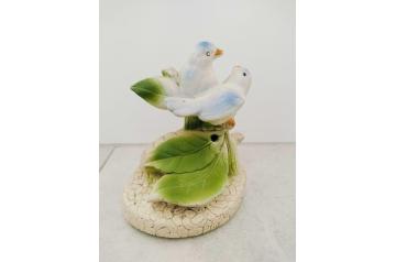 1950s Handpainted Love Birds