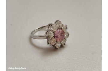 18k GP CZ ring