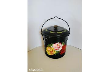 Vintage Toleware canister