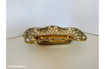Italian brass wedding basket