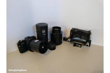 Vintage camera and accessories