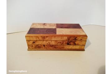 Marquetry trinket box