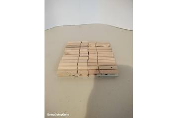 New wooden spring pegs