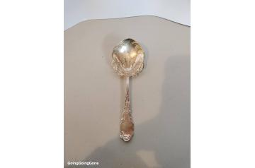 Antique silver plated berry spoon