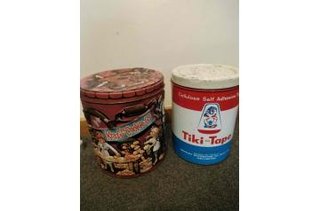 Tiki-Tape & Cookie Co Tins