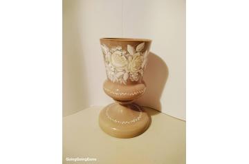 Antique Victorian Bristol glass vase