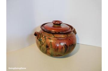 NZ Coromandel Pottery casserole