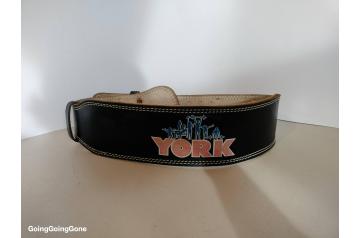 York leather weightlifting belt