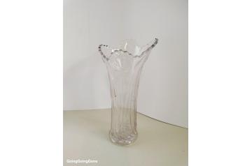Vintage pressed glass vase