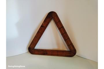 Antique wooden cribbage board