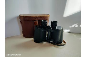 Vintage cased binoculars