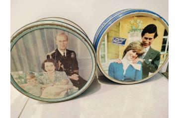 2 Old Royal Themed Tins