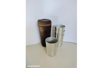 Vintage travel cup set