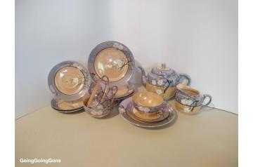 Takito Tokubei lustreware tea set