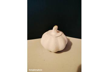 Papier-mache pumpkin decor