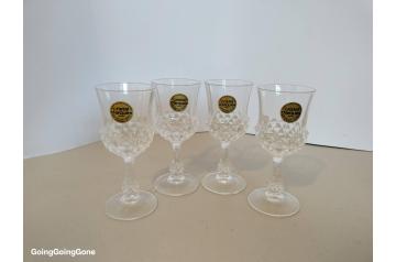 Cristal d'Arques port glasses