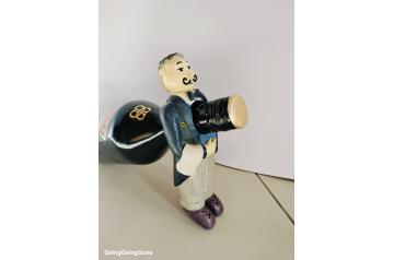 Ceramic butler bottle holder