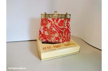 New vintage petit-point handbag