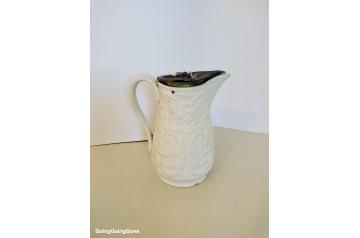 Antique 1800's relief-molded pitcher