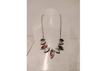VGQ New Red Enamel Necklace